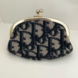 Dior Trotter Monogram Coin Purse Wallet